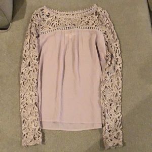 Long sleeve beige/tan shirt